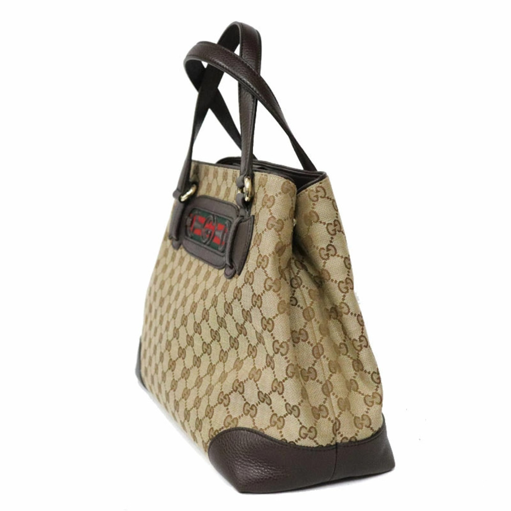 Gucci Horsebit Web Tote Bag